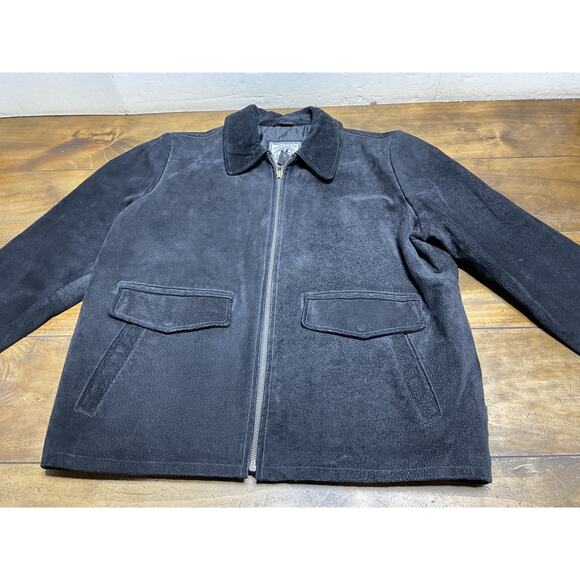 Vintage JLC Adventures On The Wing American Classic M 100% Leather Jacket - Picture 2 of 14